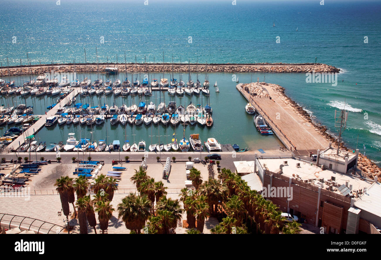 Tel Aviv Marina, Tel Aviv, Israel, Europa Stockfoto