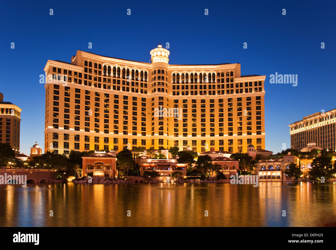 Das Bellagio Hotel and Casino, Las Vegas Stockfoto
