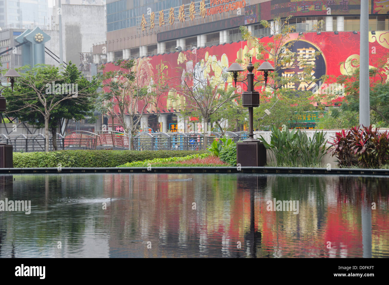China, Macau. Macau war die erste & letzte europäische Kolonie in China. Paradies Kampek Casino. Stockfoto