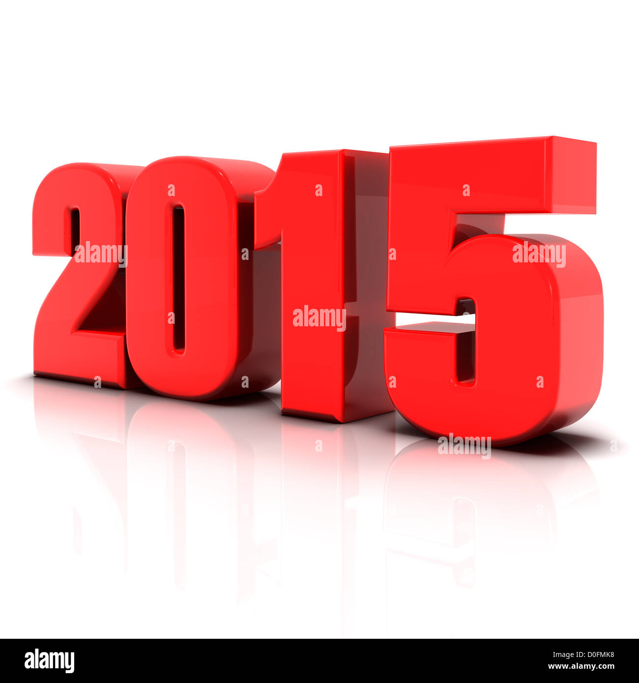 Neujahr 2015 Stockfoto
