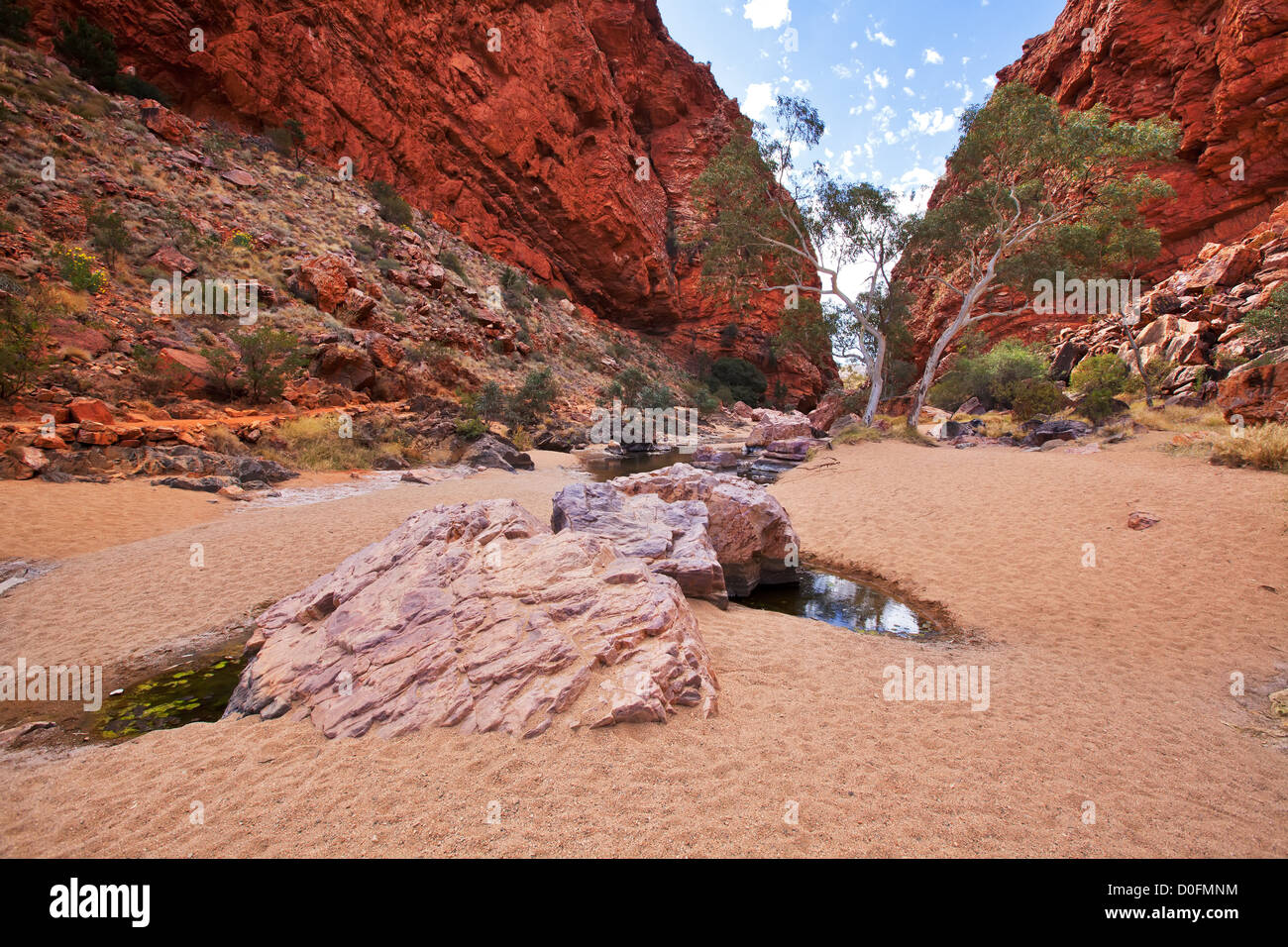 Simpson Lücke Central Australien MacDonnell Ranges Stockfoto