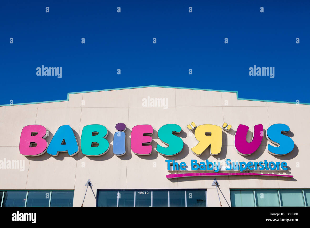 Babies R Us Einzelhandelsstandort. Stockfoto