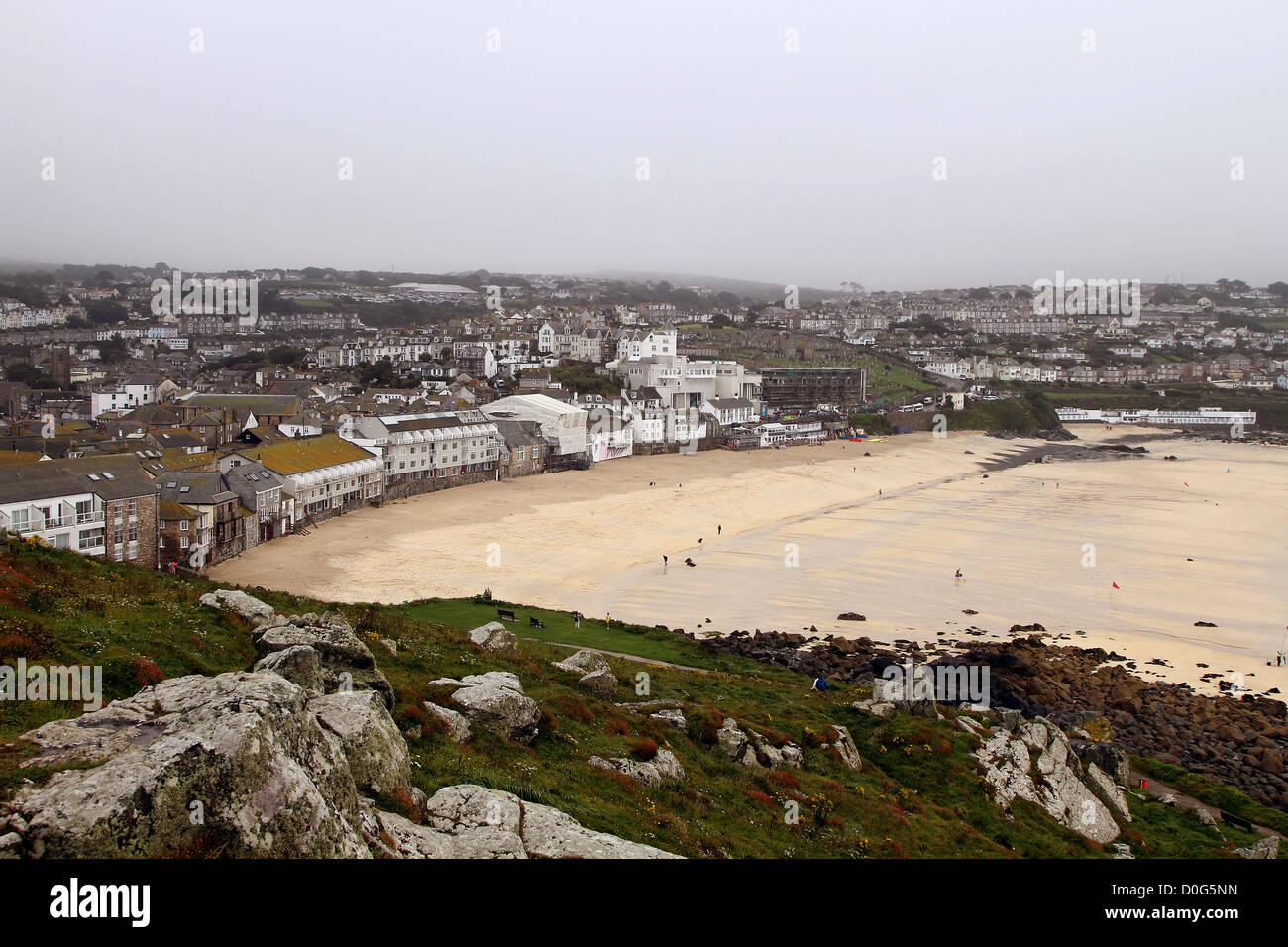 Bucht in St Ives in Cornwall, 17. August 2012 Stockfoto