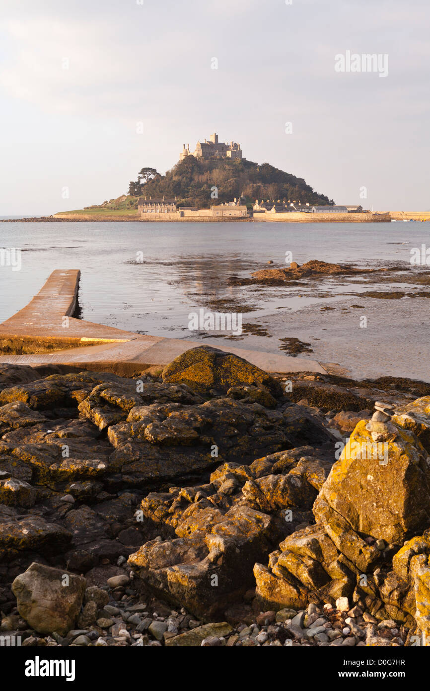 St. Michaels Mount in Cornwall Stockfoto