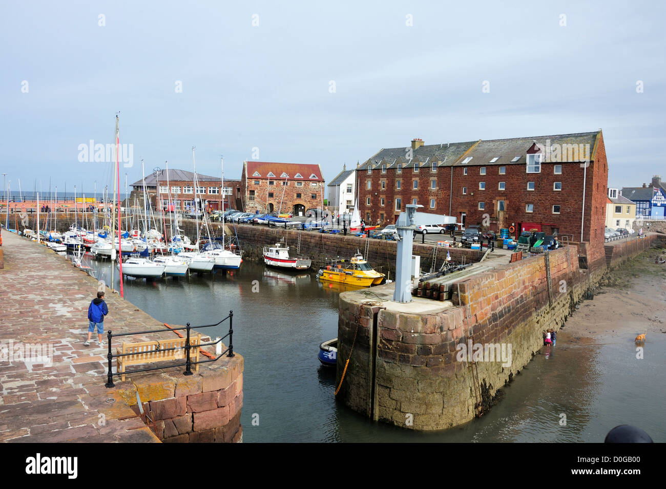 Der Hafen in North Berwick, East Lothian, Schottland. Stockfoto