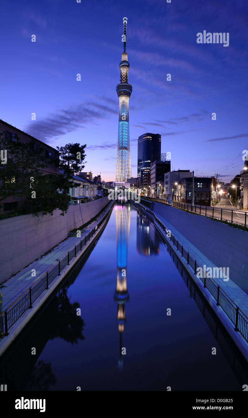 Der Tokyo Sky Tree in Tokio, Japan. Stockfoto