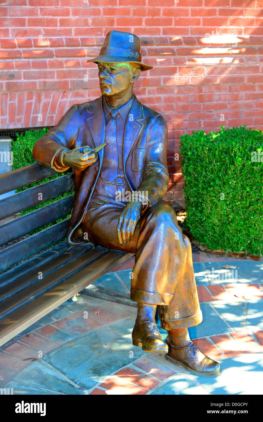 William Faulkner Statue Oxford Mississippi MS USA Stockfoto