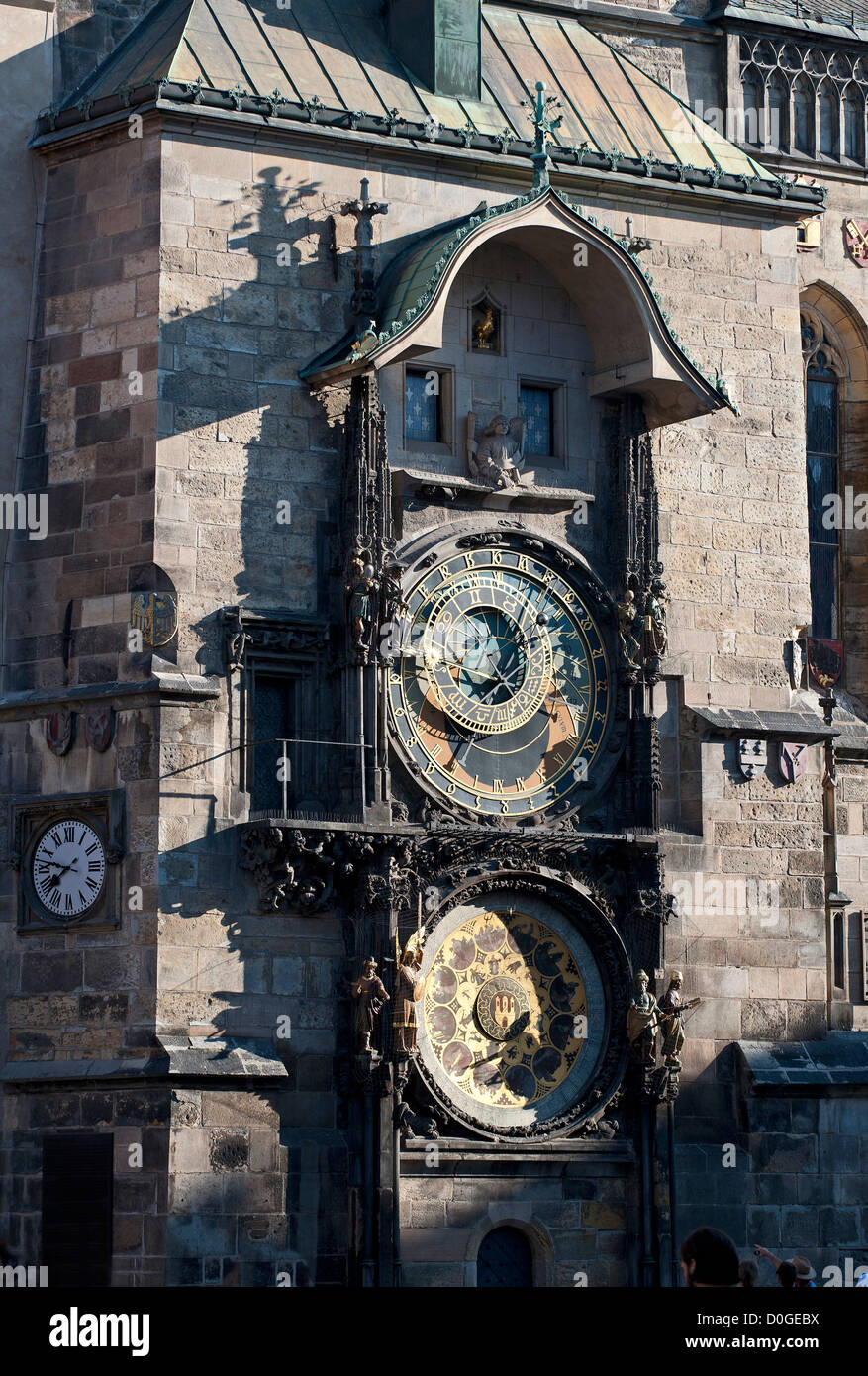 Prag - Astronomische Uhr altes Rathaus, orloj Stockfoto