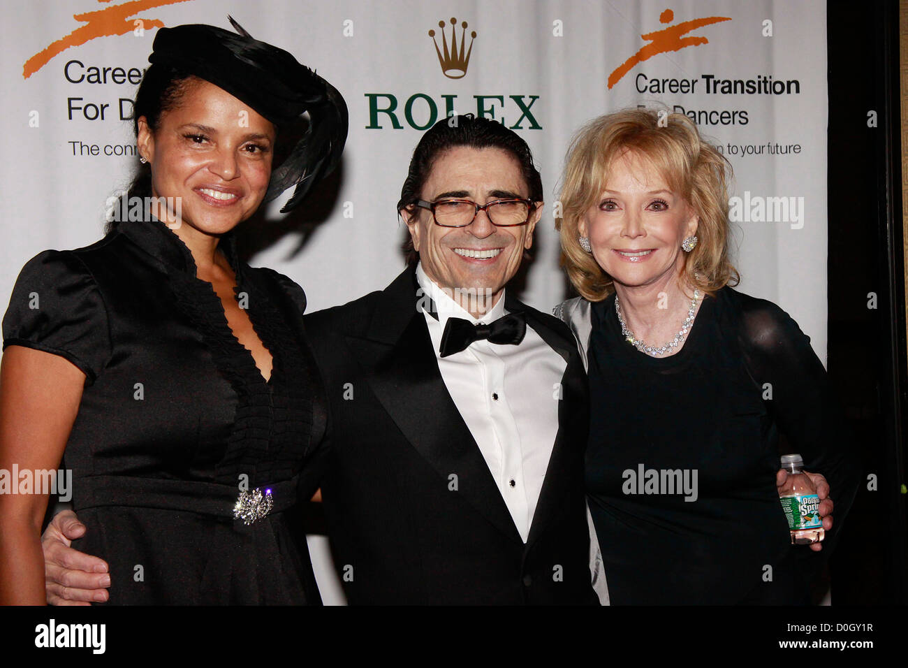 Victoria Rowell, Edward Villella und Gast Karriere Übergang für Tänzer 25. Jahrestag Silver Jubilee Dinner statt, bei der Stockfoto