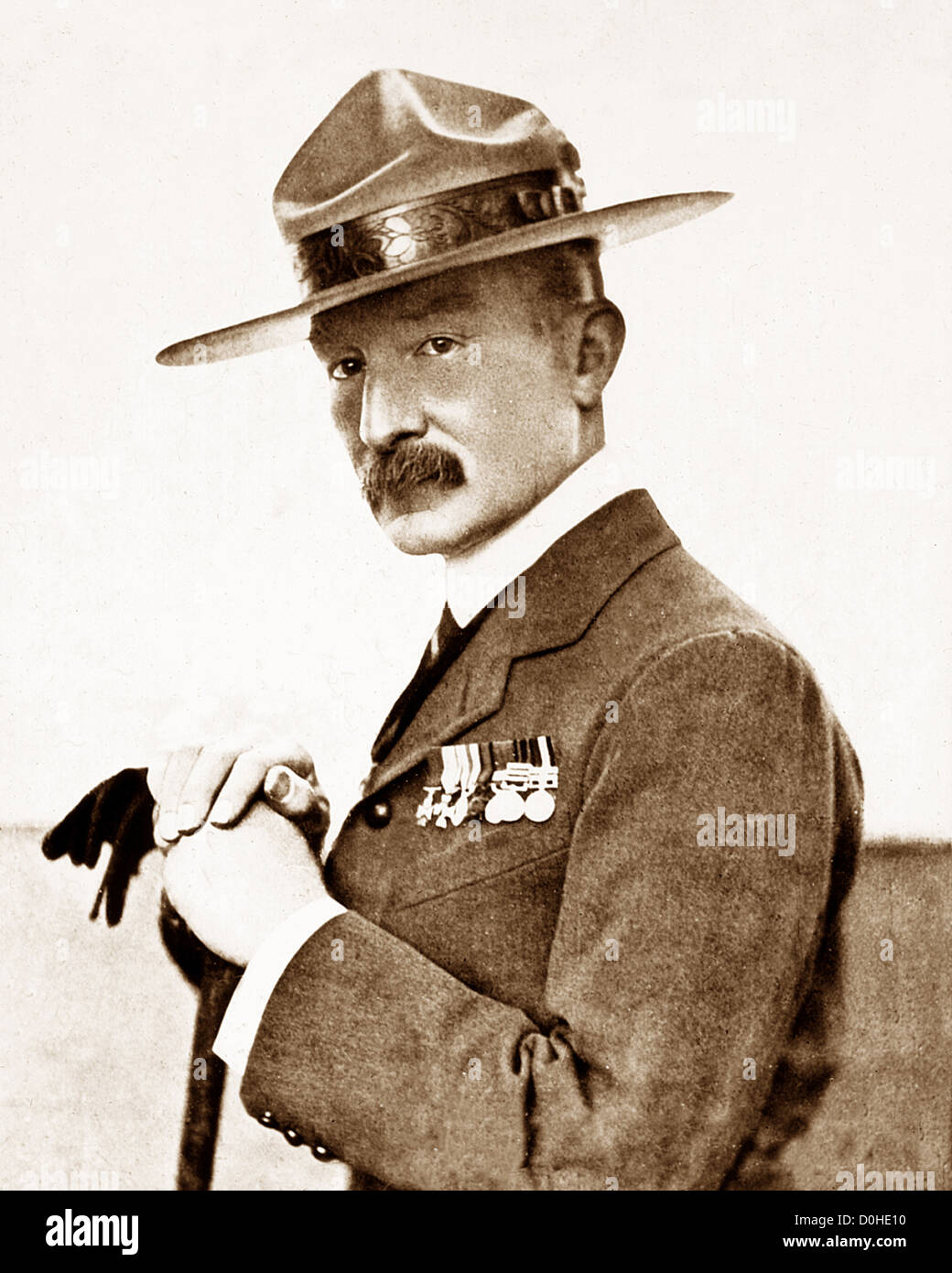 Baden Powell Gründer der Pfadfinder Stockfotografie - Alamy