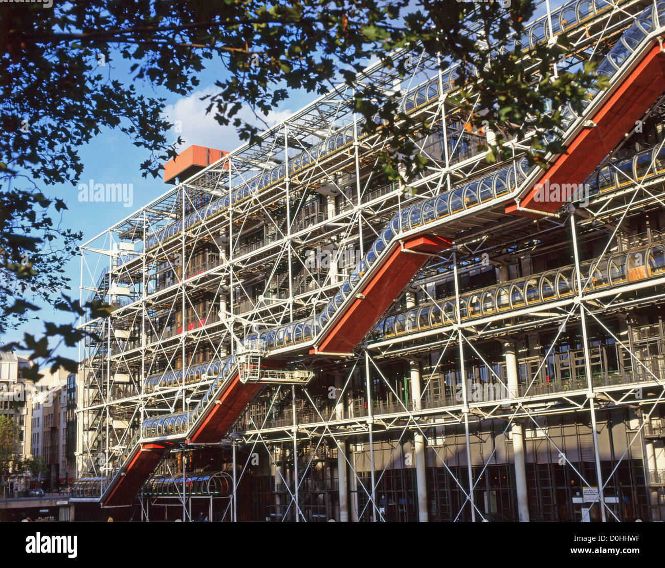 Centre Georges Pompidou, Beaubourg Bereich, 4. Arrondissementof Paris, Paris, Île-de-France, Frankreich Stockfoto