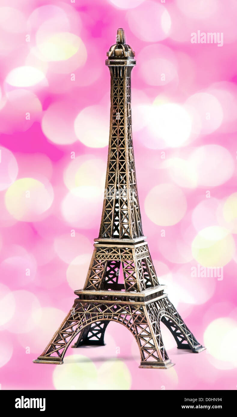 Eiffelturm-Statue Stockfoto