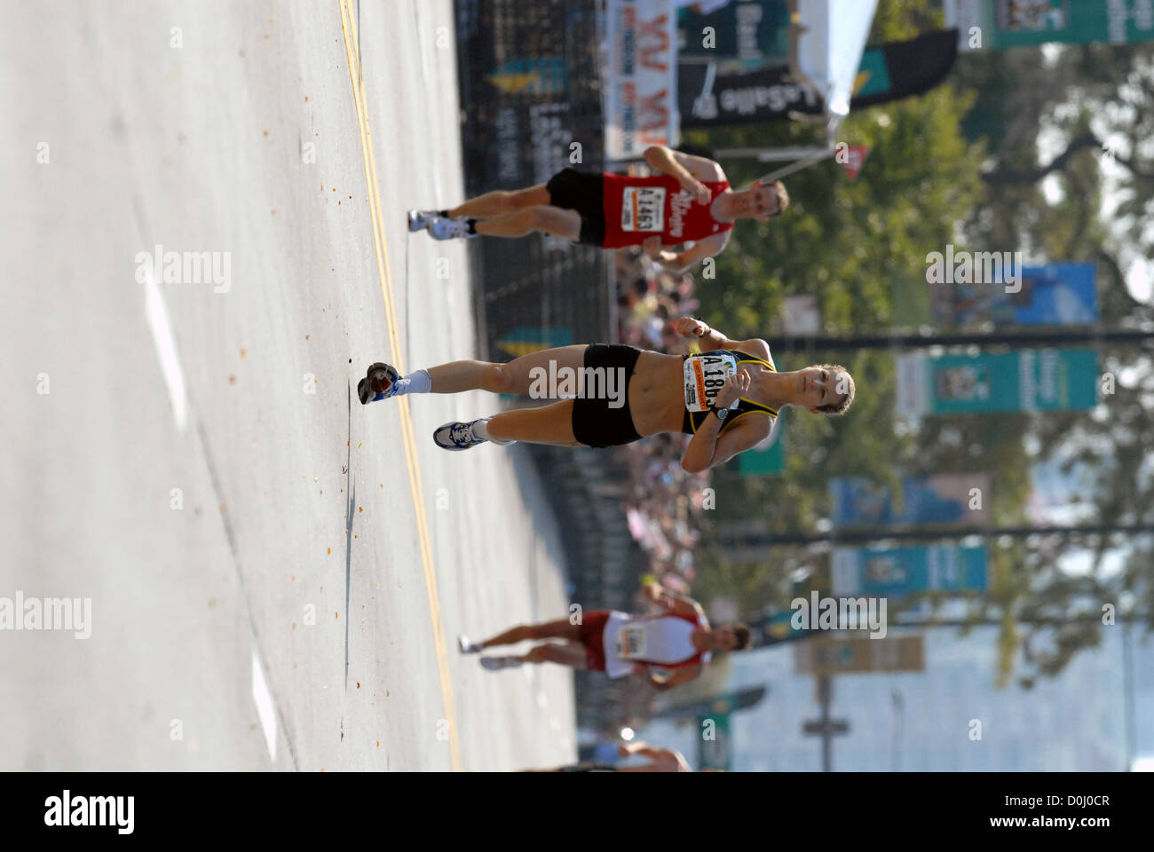 Marathon-Läufer Stockfoto