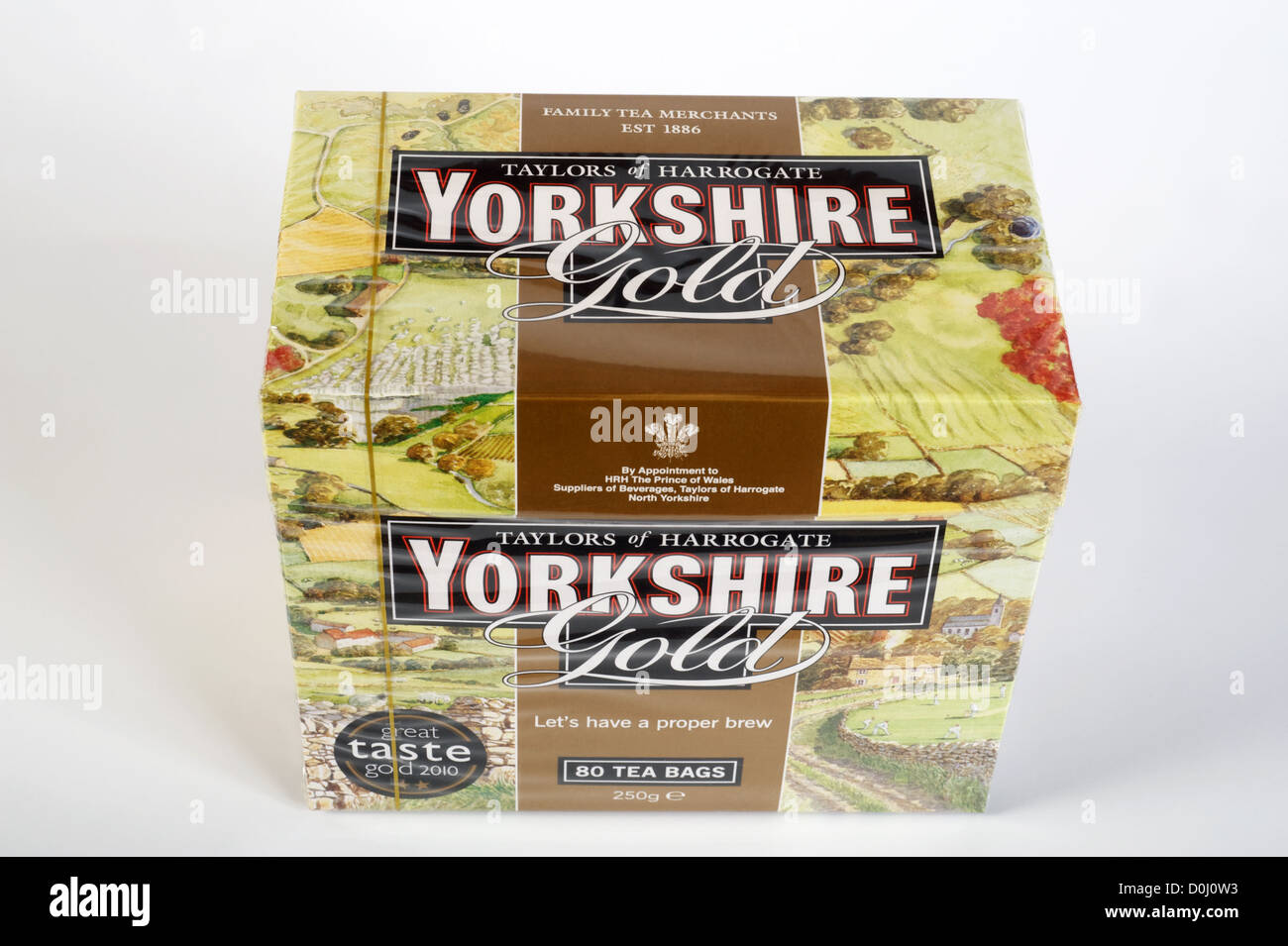 Yorkshire Gold Teebeutel Stockfoto