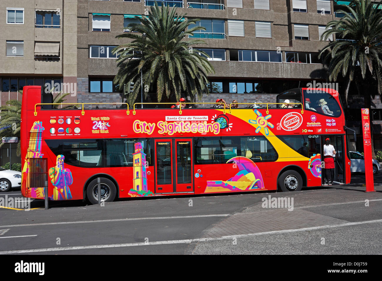 Puerto De La Cruz Santa Cruz Bus Santa cruz de tenerife stadt -Fotos und -Bildmaterial in hoher