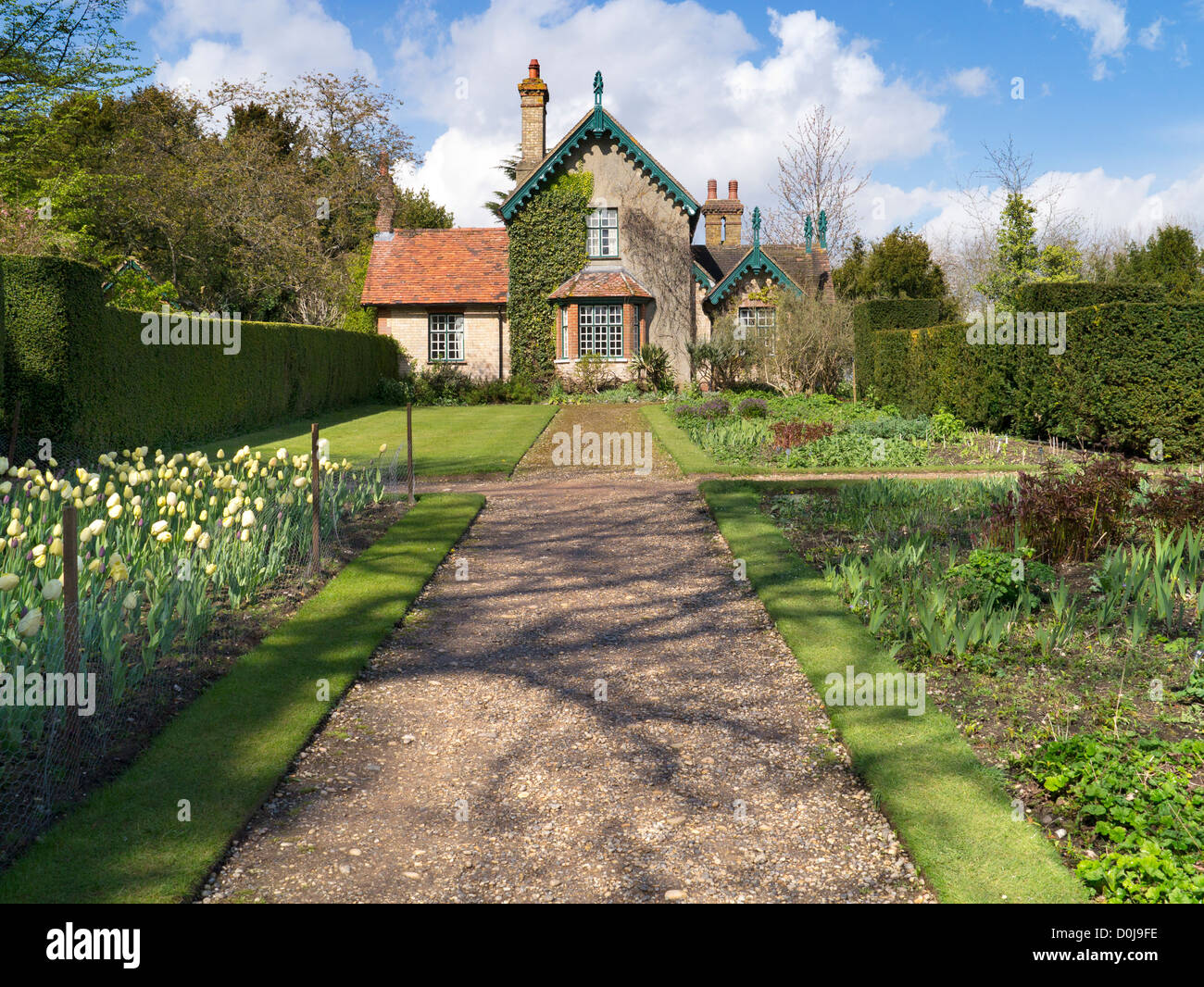 Das Garden Cottage am Polesden Lacey in Surrey. Stockfoto