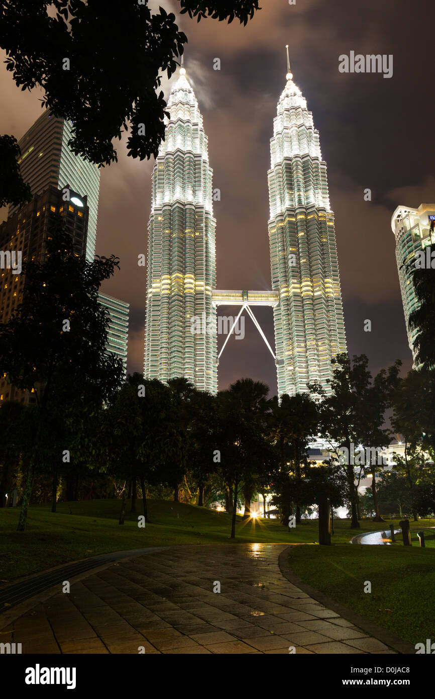 Petronas Tower, Kuala Lumpur, Malaysia Stockfoto