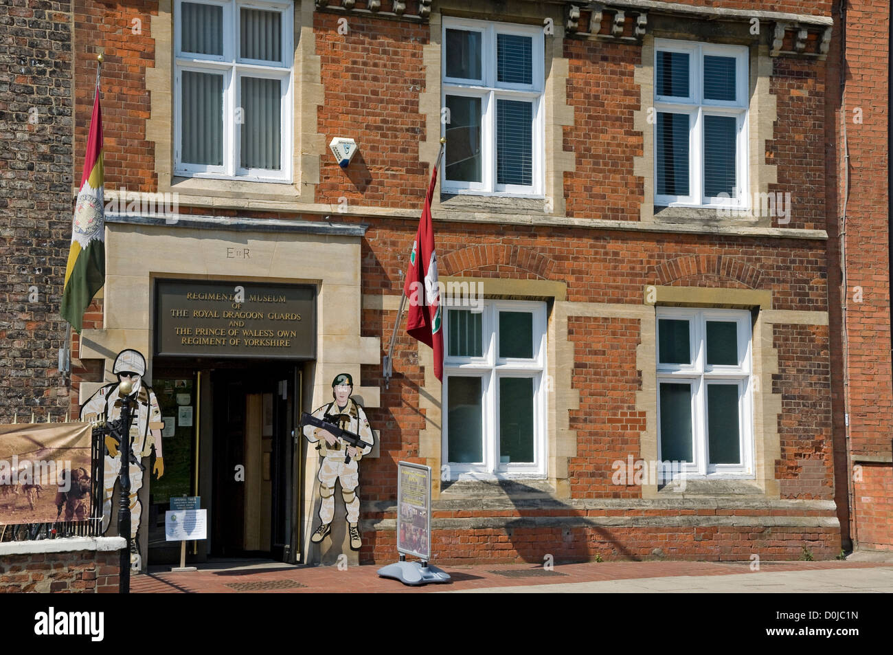 Fassade des York-Armee-Museum in Tower Street. Stockfoto