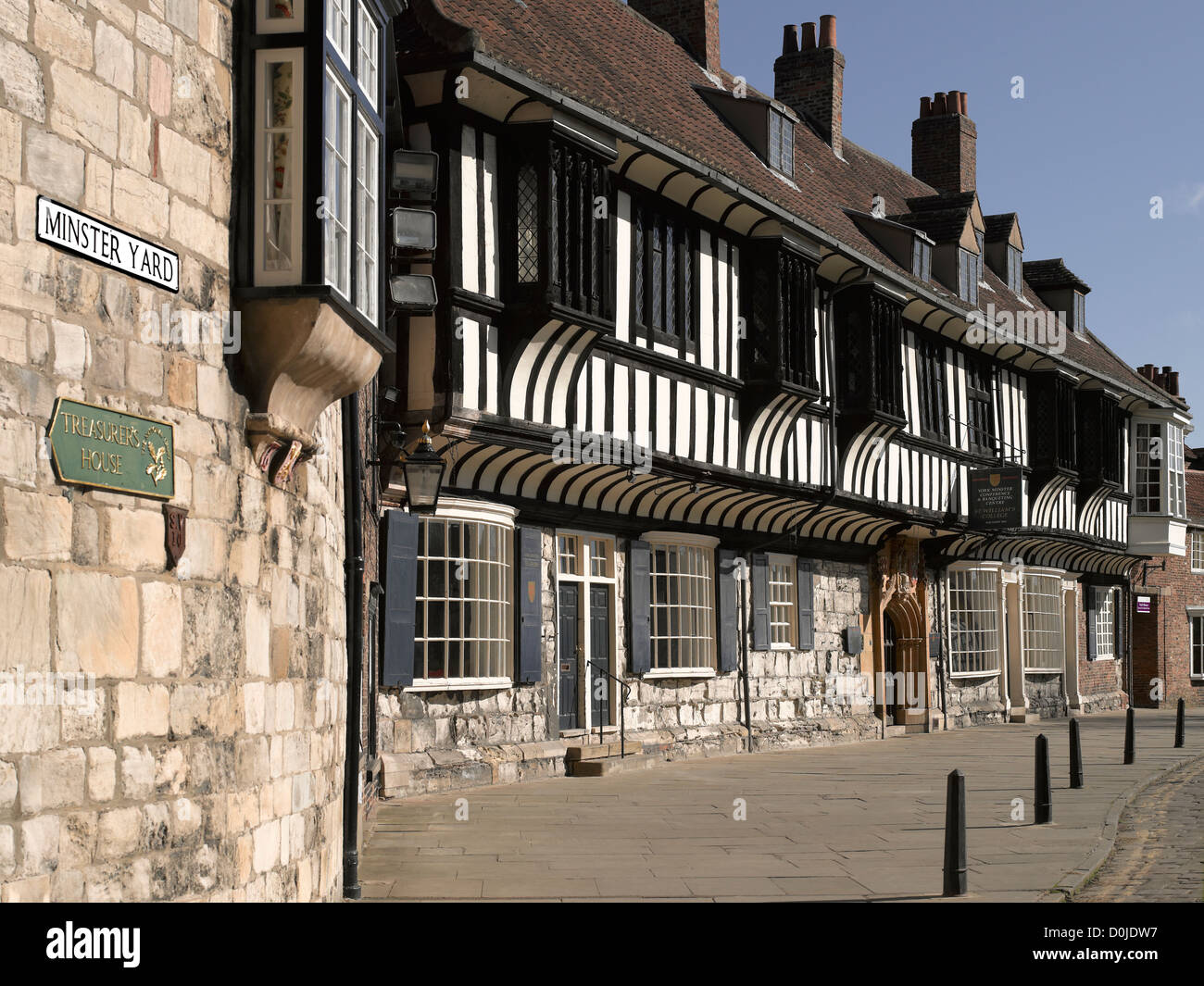 Außenansicht des St Williams College in York. Stockfoto