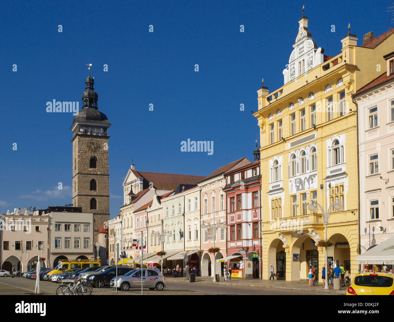 Ceske Budejovice, Tschechische Republik, Südböhmen, Budweis Stockfoto