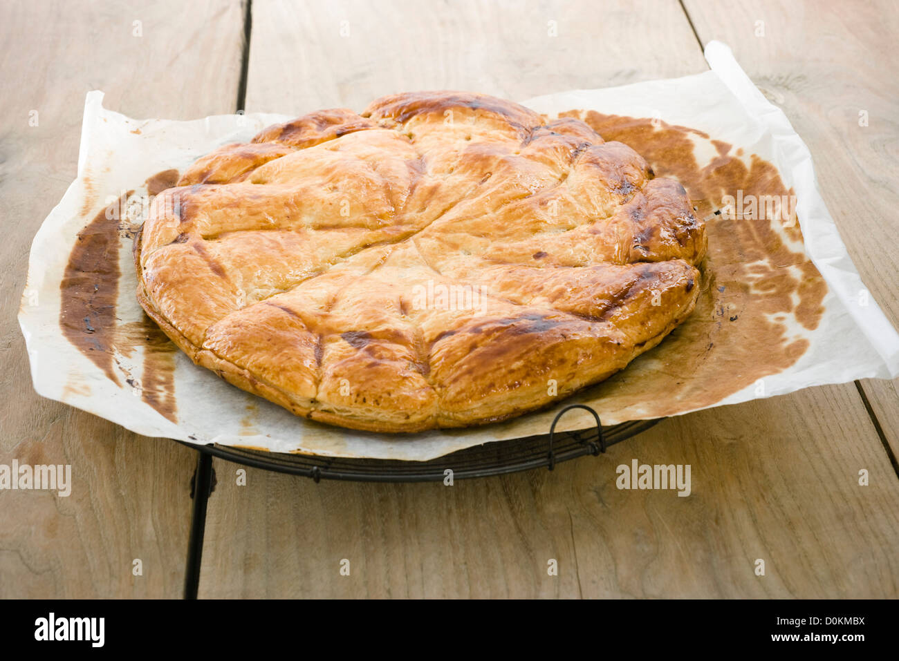 Hausgemachte zwölfte Nacht-Kuchen Stockfoto