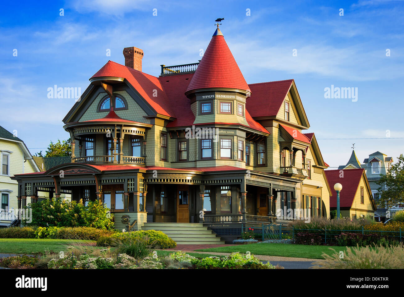 Corbin-Norton House, Ocean Avenue, Oak Bluffs, Martha's Vineyard, Massachusetts, USA Stockfoto