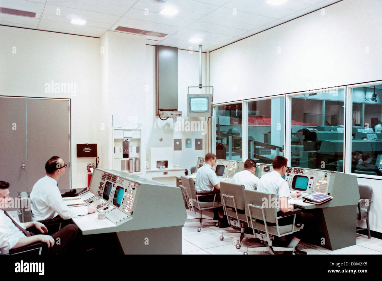 Simulation zur Kasse Training System (SCATS) bietet realistische Simulation bemannte Raumfahrtmissionen Flight Crew Flug Stockfoto