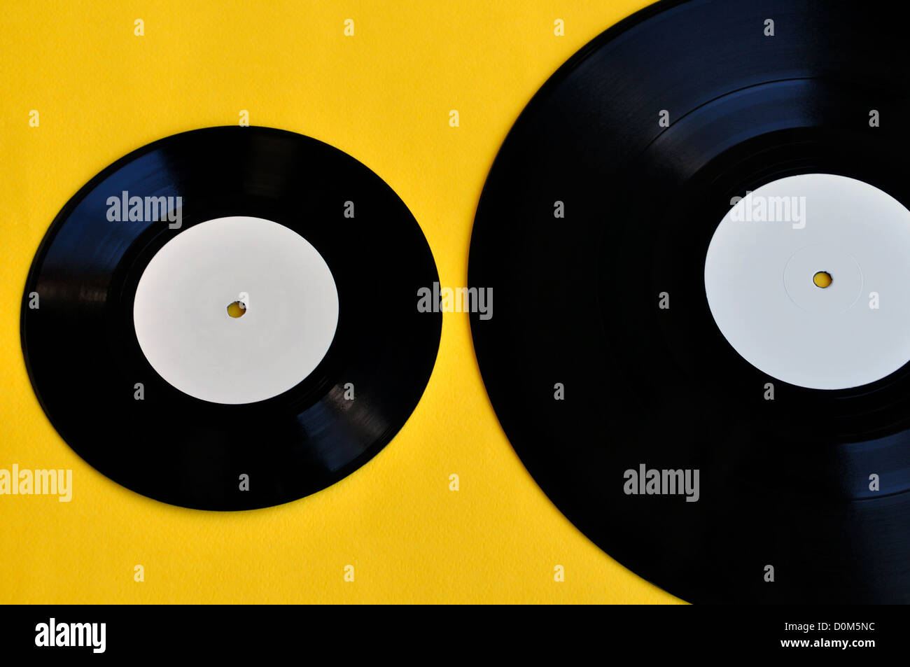 Vinyl Platten Lp Album und Single. Musik und Audio. Stockfoto