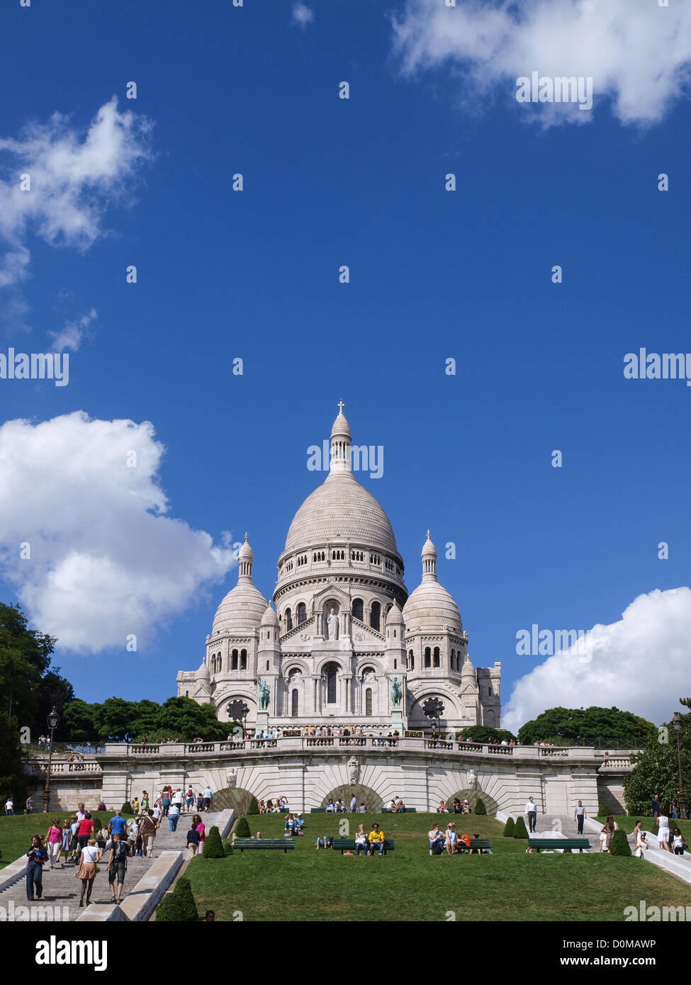 Paris, Sacre Coeur, Frankreich Stockfoto