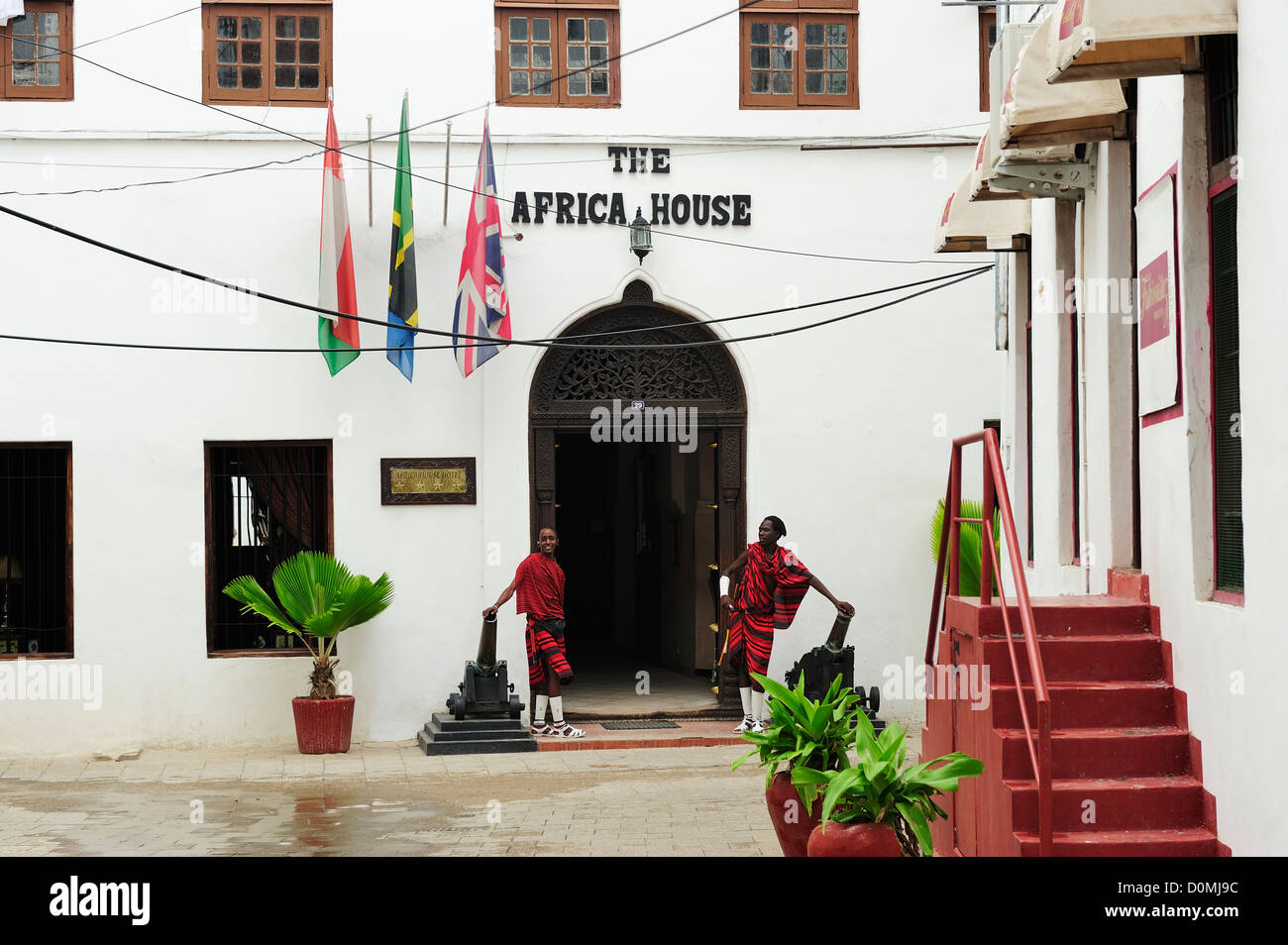 Africa House Hotel in Stone Town, Sansibar, Tansania, Ostafrika Stockfoto