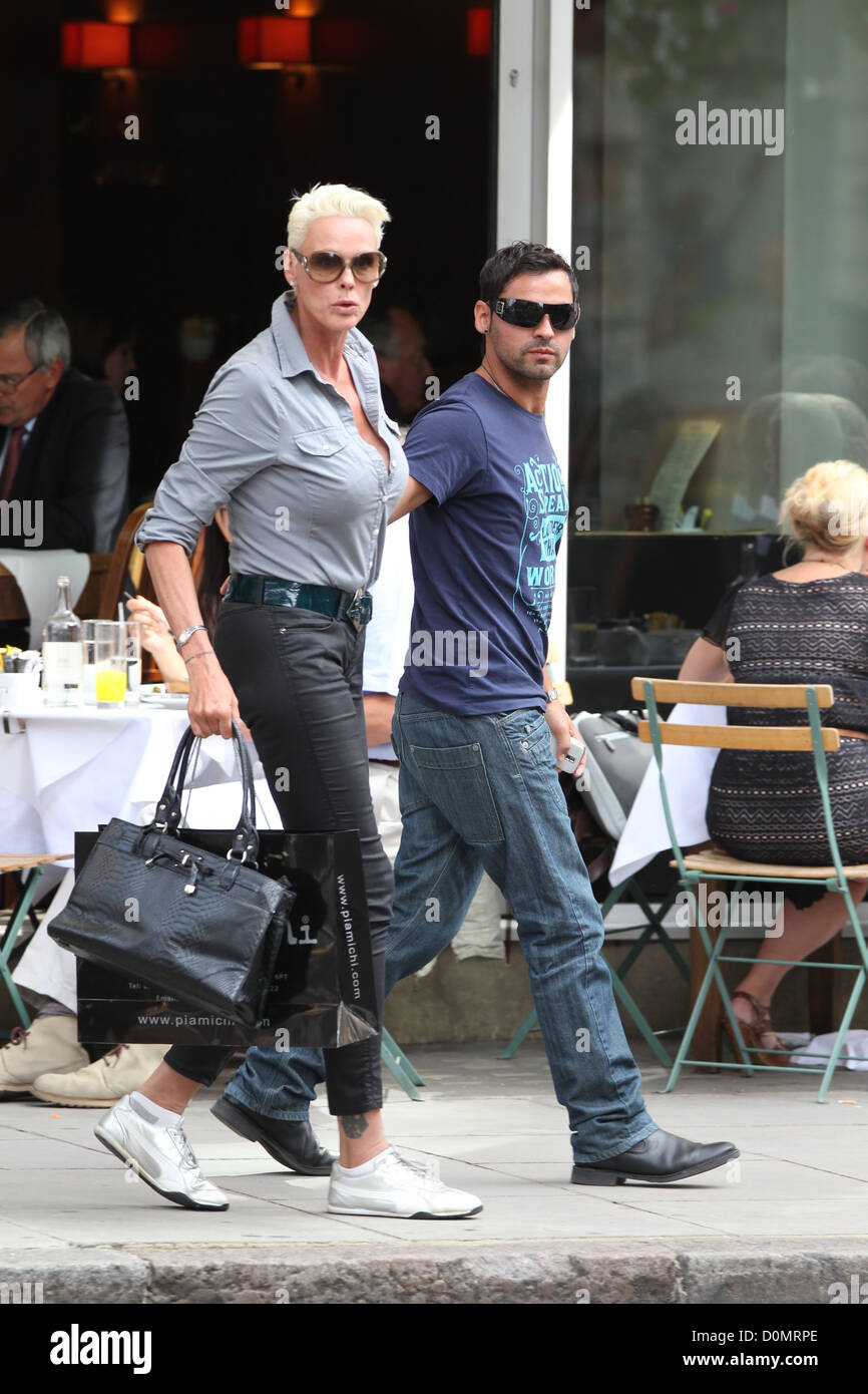 Brigitte Nielsen And Mattia Dessi Stockfotos und bilder Kaufen Alamy