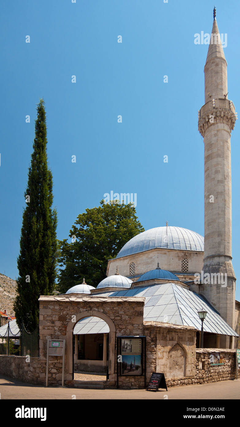 Karađozbegova Moschee in Mostar, Bosnien und Herzegowina Stockfoto