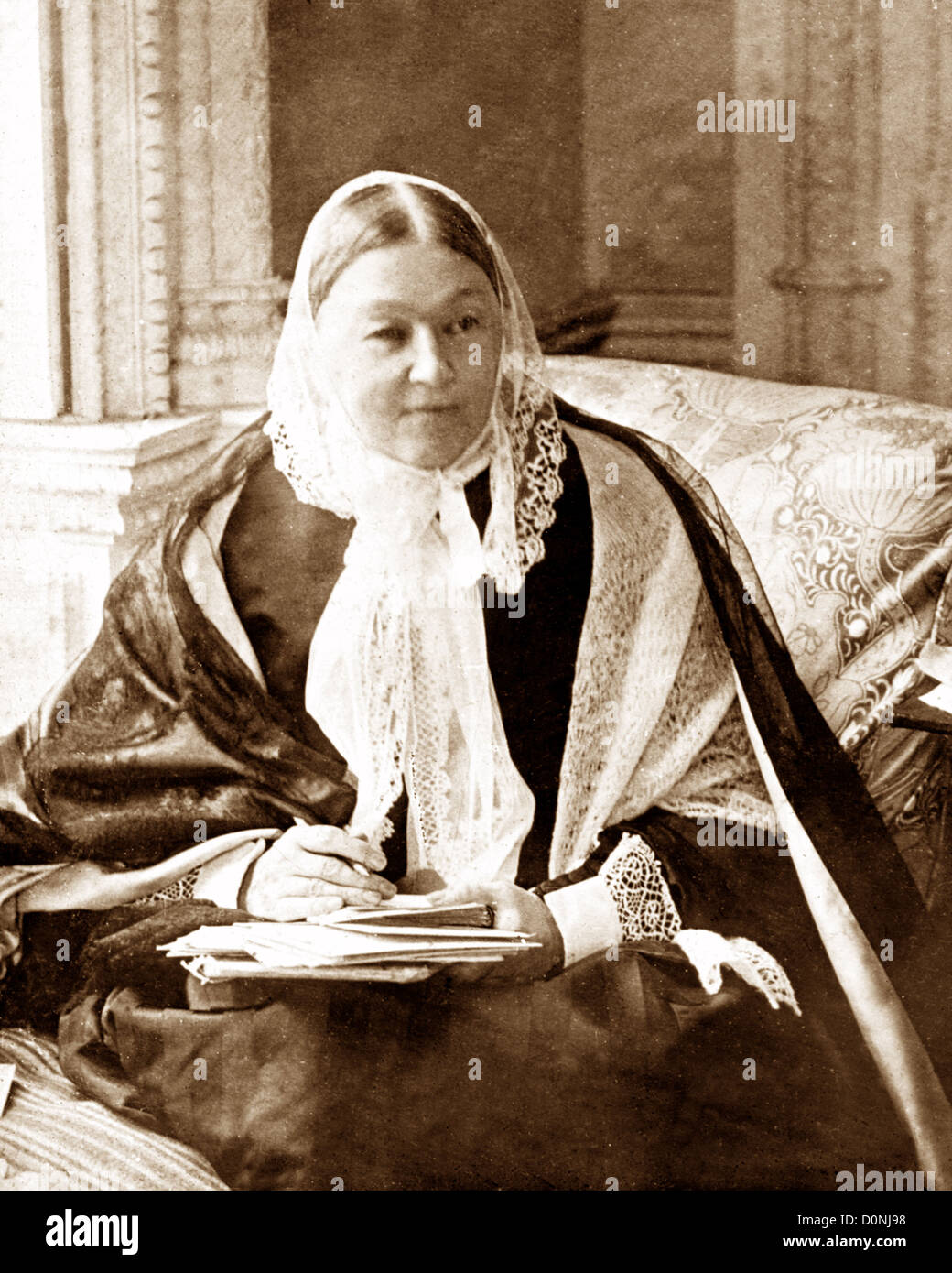 Florence Nightingale viktorianische Heldin Krankenschwester Stockfoto