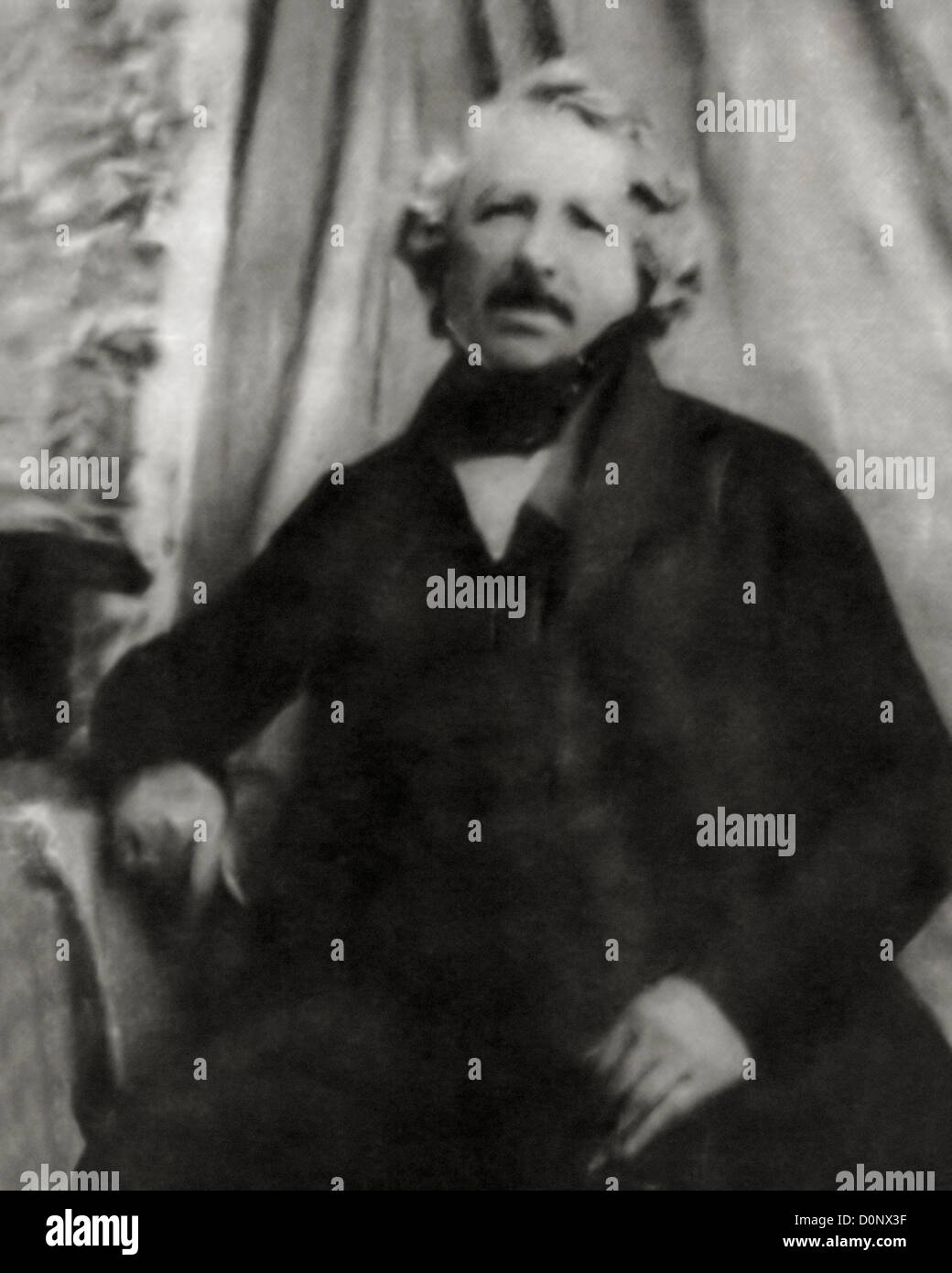 Louis Daguerre, Erfinder der Fotografie Stockfoto