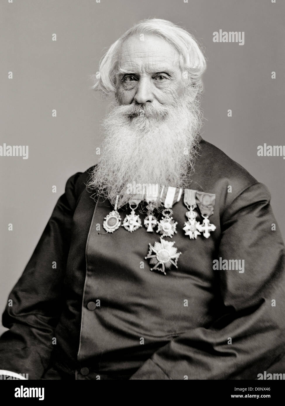 Erfinder des Telegraphen-Code Samuel F.B. Morse Stockfoto