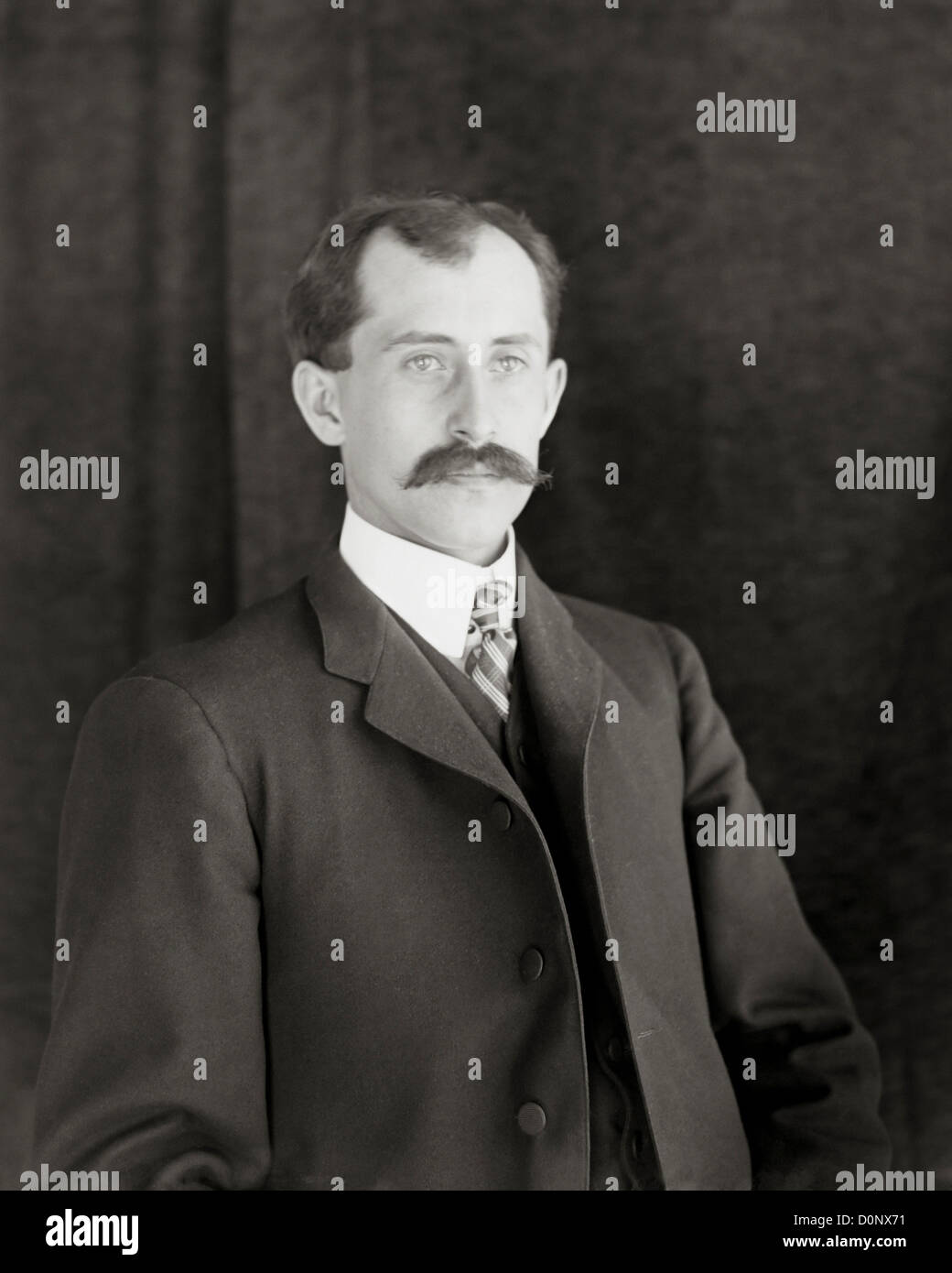Porträt von Flugzeug Erfinder Orville Wright Stockfoto Porträt von Flugzeug Erfinder Orville Wright Stockfoto