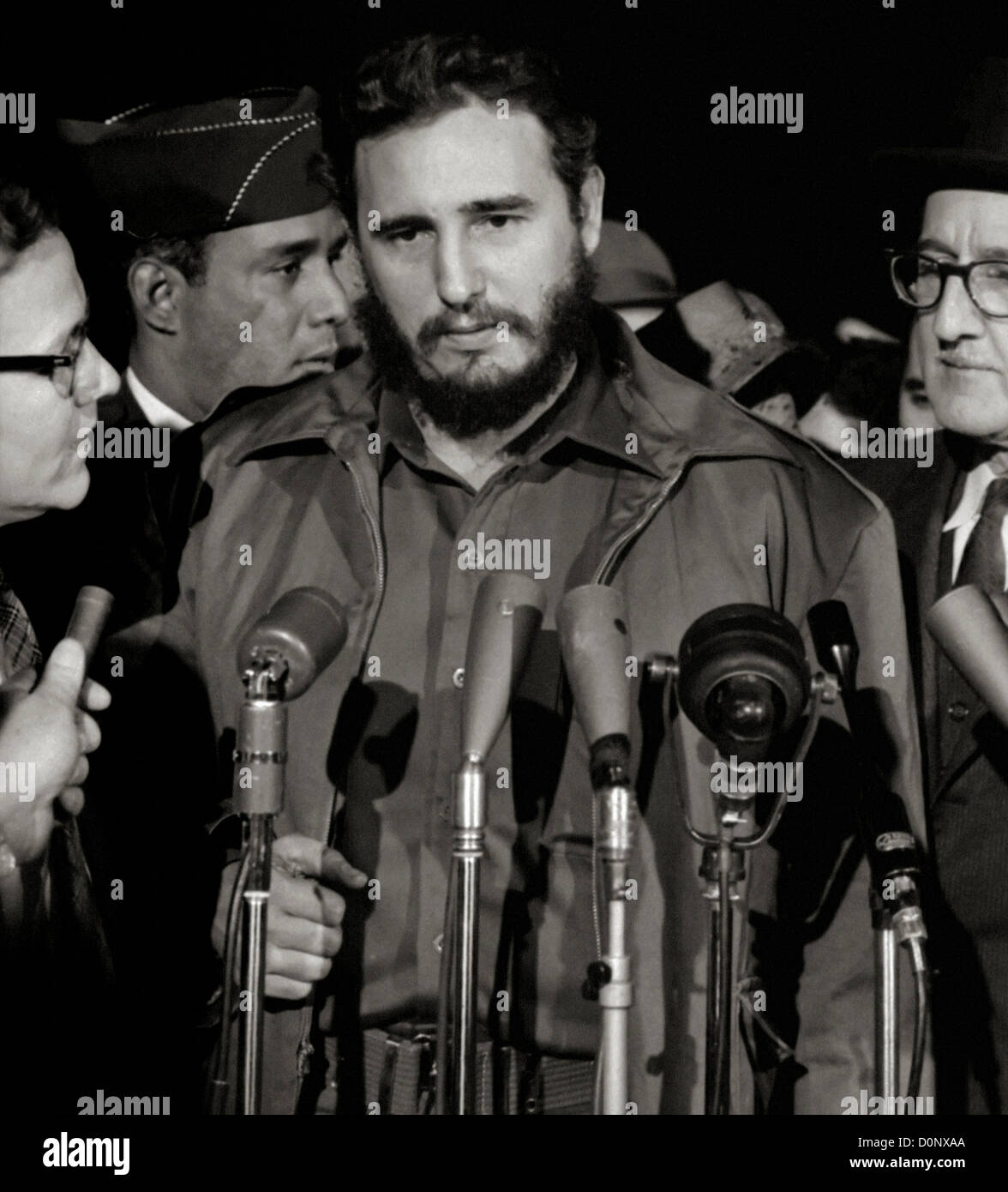 Fidel Castro in Washington, D.C. Stockfoto