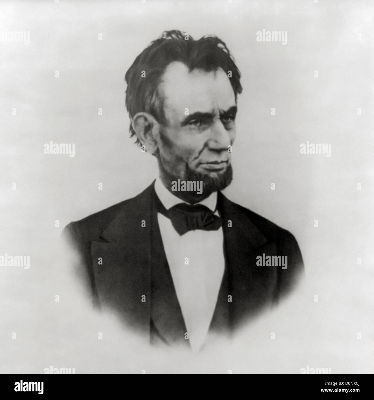 Präsident Abraham Lincoln Stockfoto