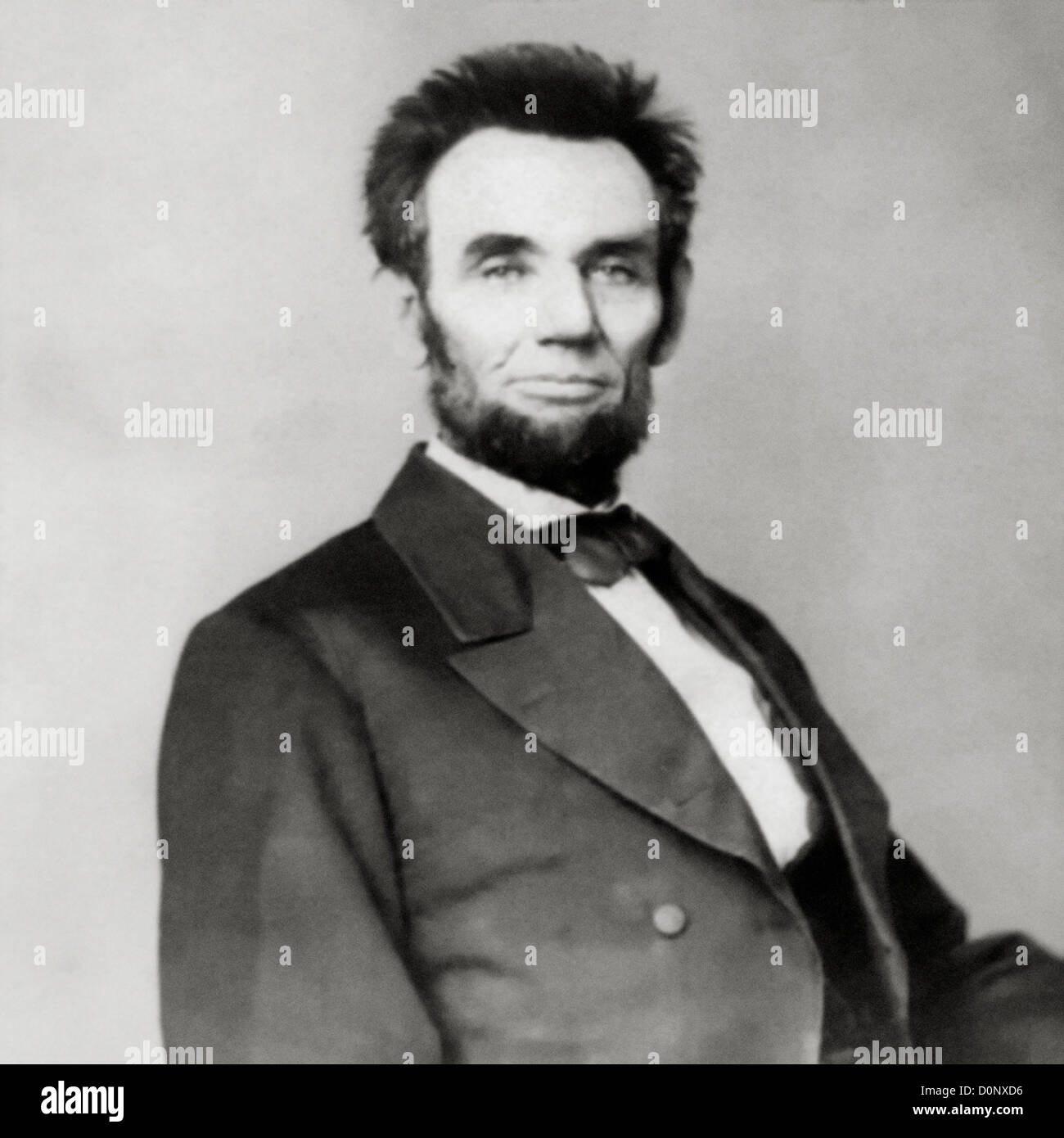 Präsident Abraham Lincoln Stockfoto