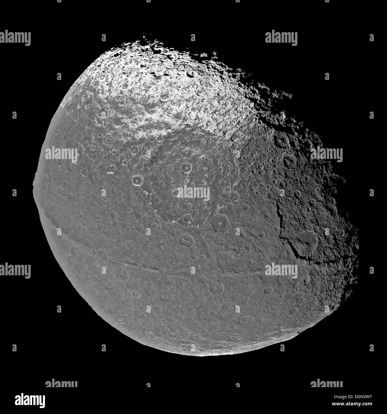 Cassini Begegnungen Iapetus Stockfoto