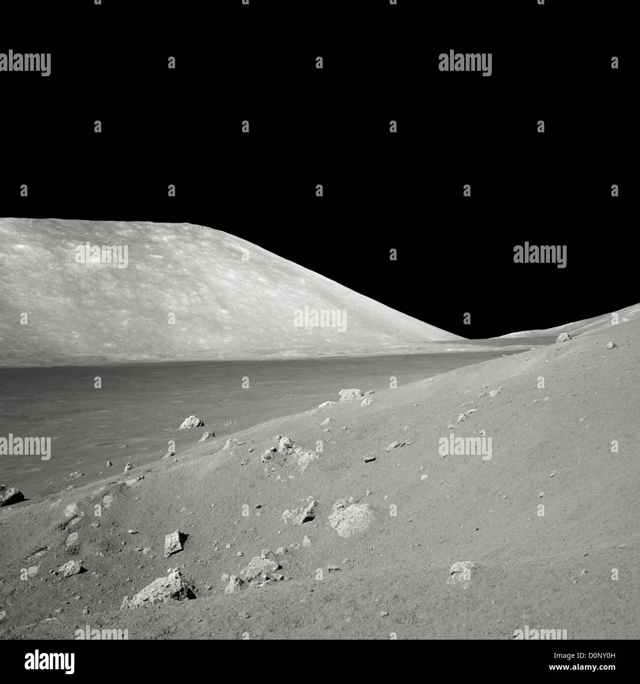 Apollo 17 - der Mond Taurus-Littrow Tal Stockfoto