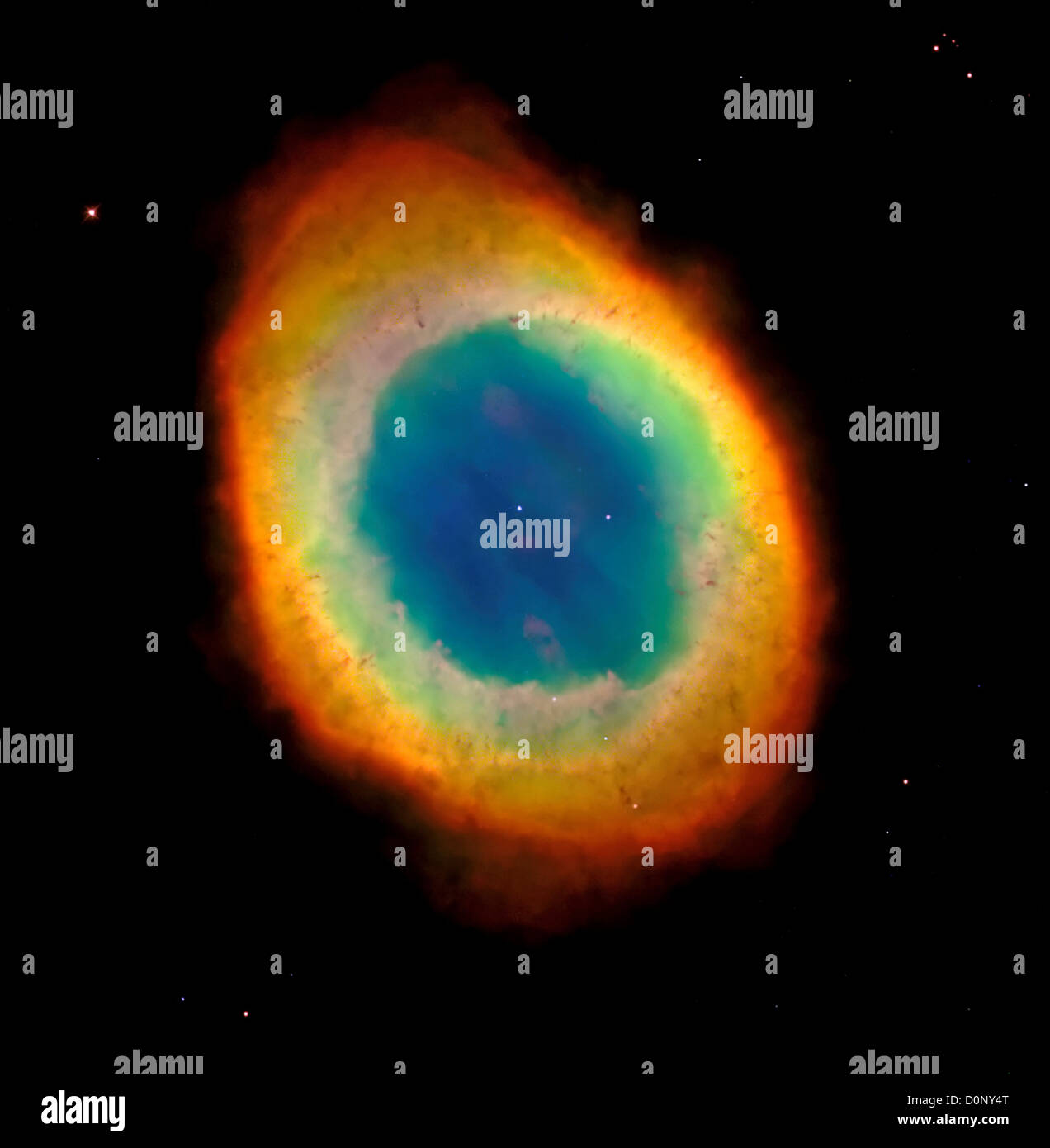 Der Helix-Nebel, NGC 7293 befindet sich im Sternbild Wassermann. Stockfoto