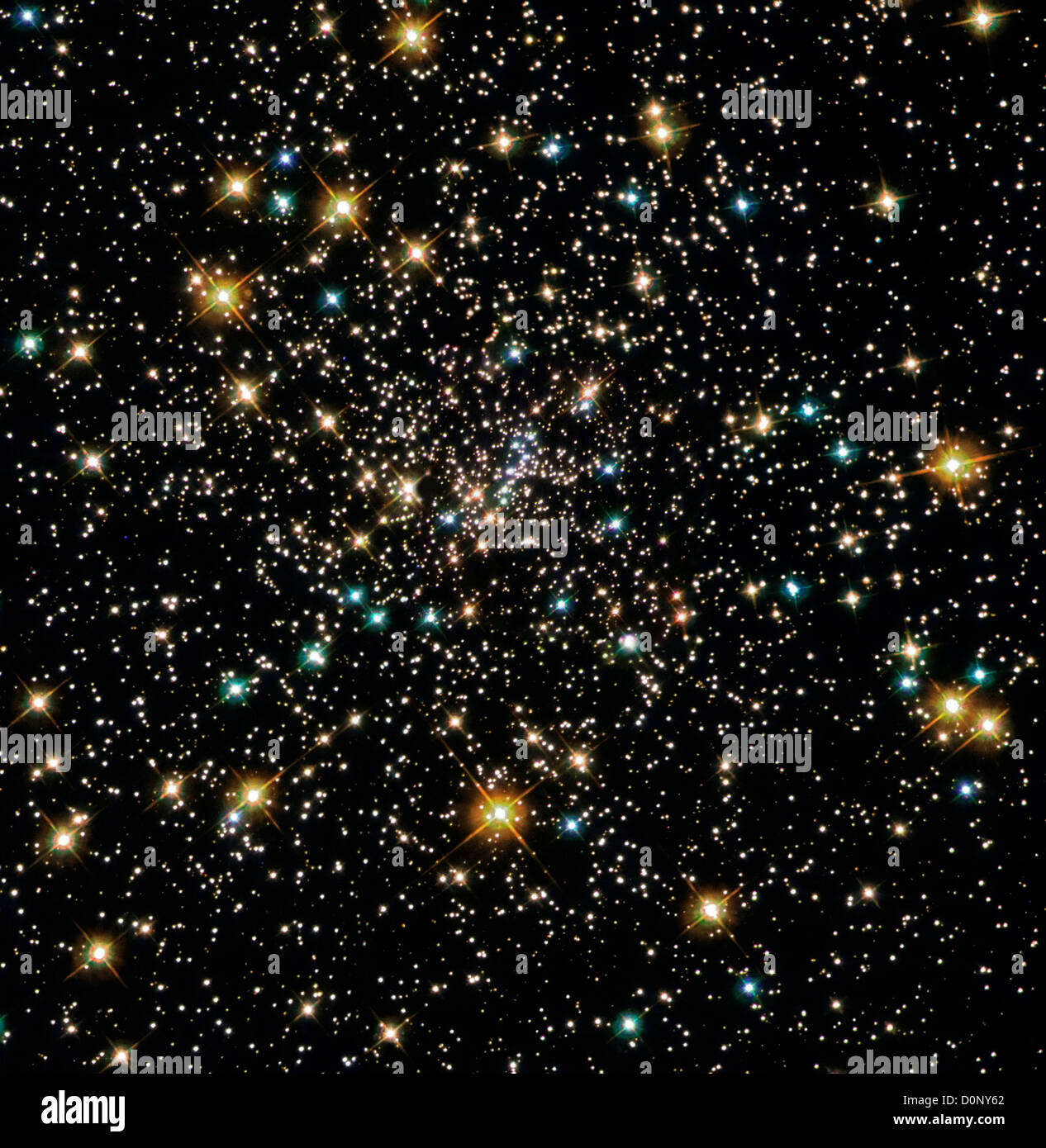 Dicht gepackt Stars Stockfoto