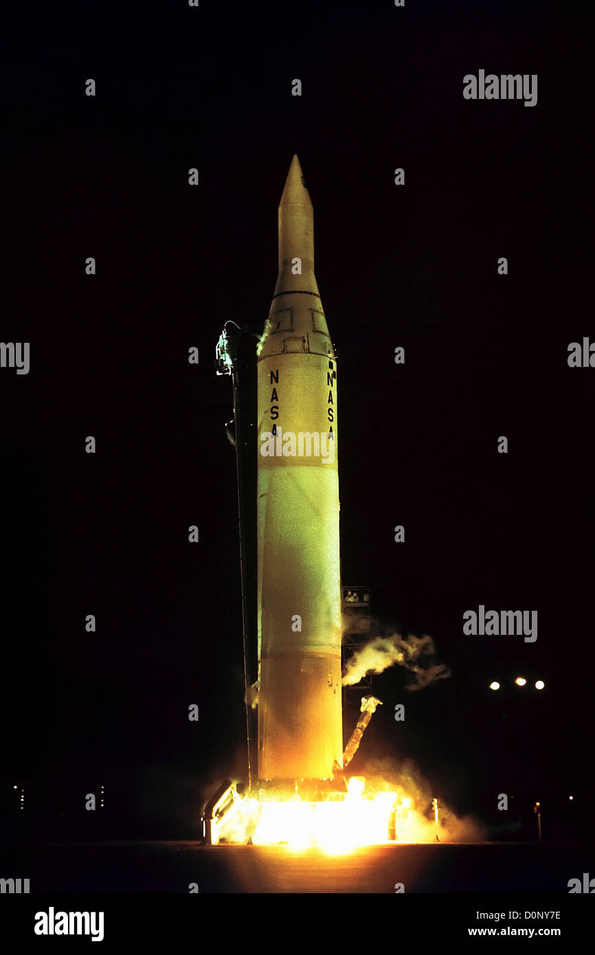 Start einer Juno II-Rakete Stockfoto