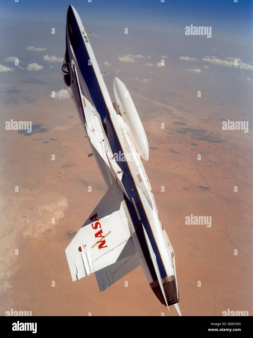 F-18 in steiler Aufstieg Stockfoto