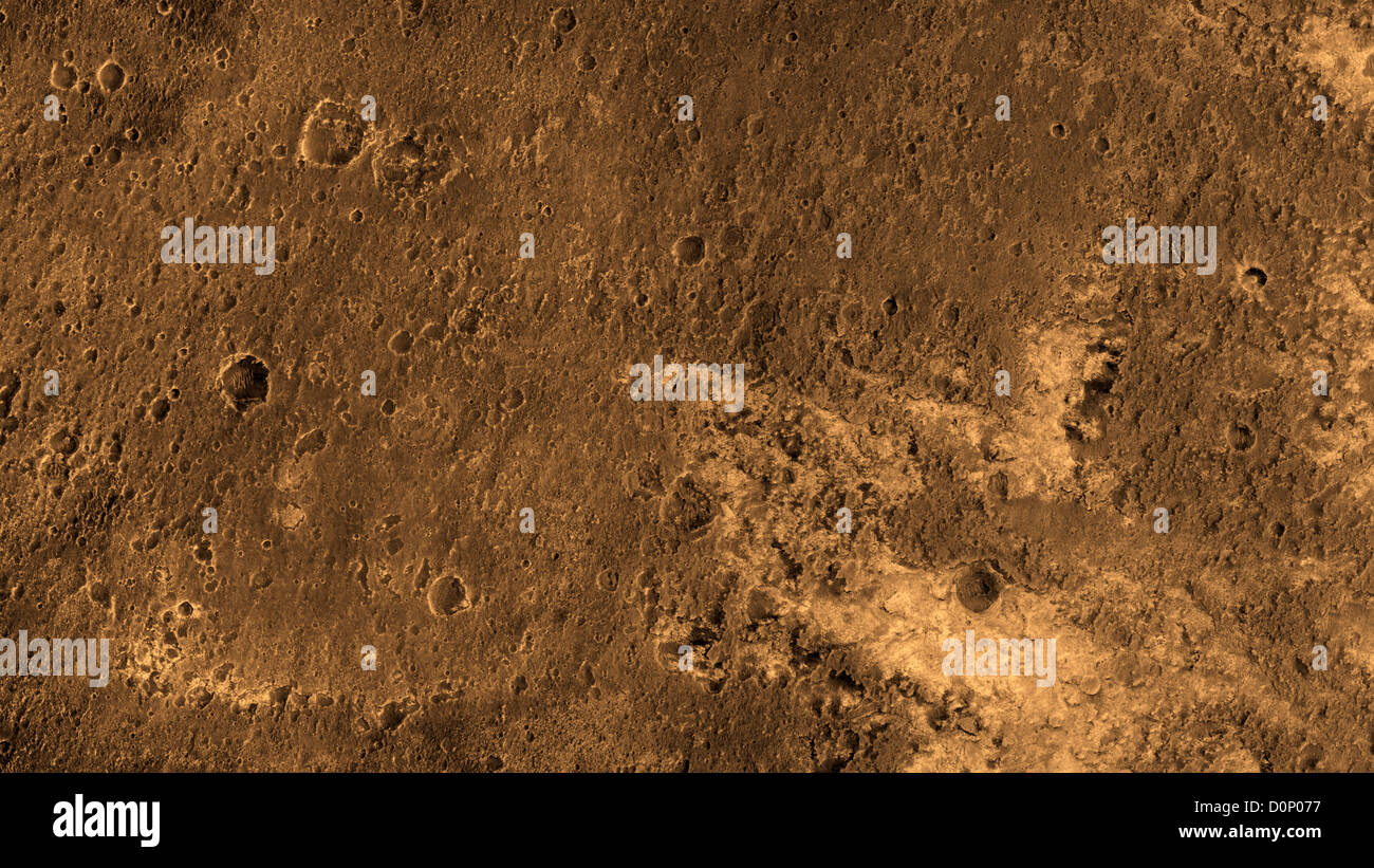 Gelände im Mawrth Vallis Region von Mars Reconnaissance Orbiter gesehen Stockfoto