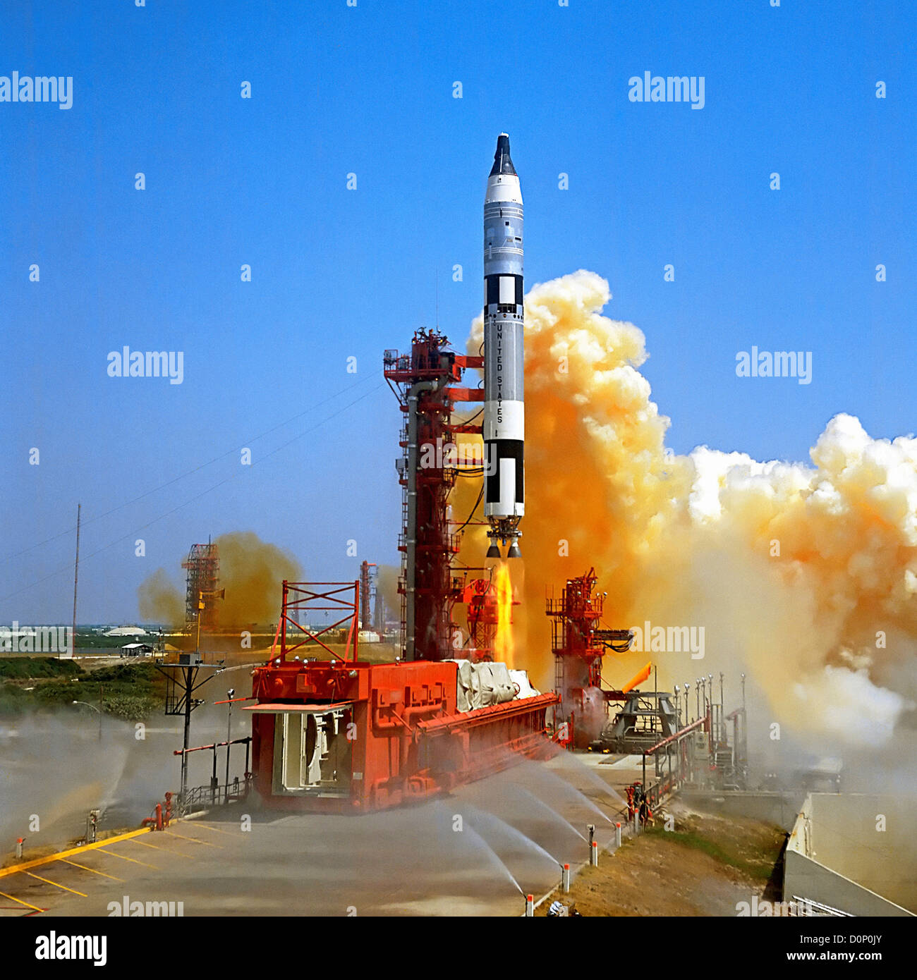 Start des Gemini-Titan 4 Stockfoto