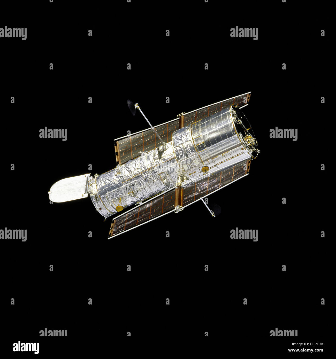 Hubble-Weltraumteleskop nach Reparatur Stockfoto