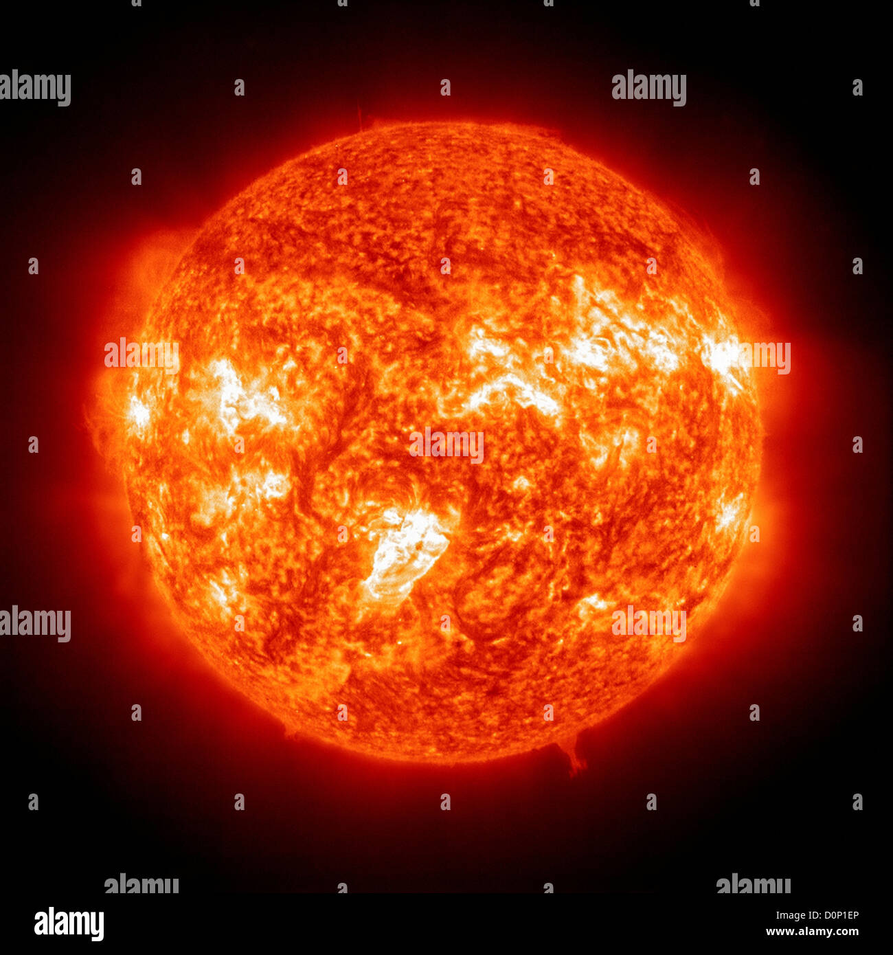 Aktivität in Solar Chromosphäre Stockfoto