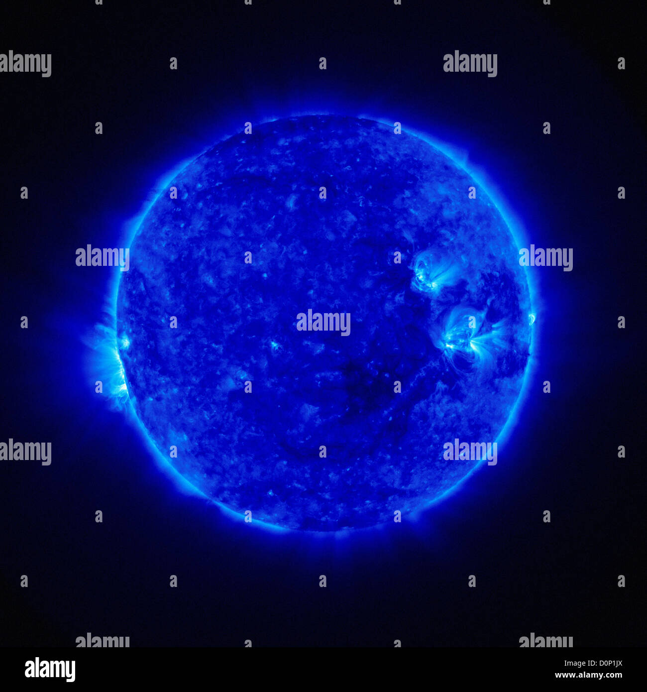 UV-Blick auf die Sonne Stockfoto